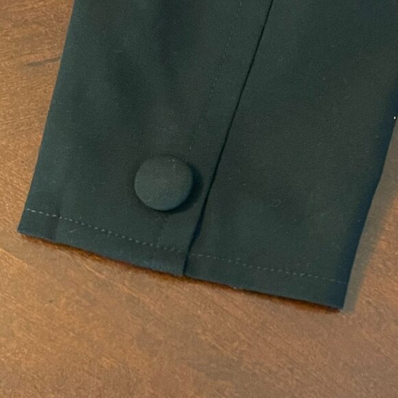 Womens Black Button-Up Blazer Jacket Four Pockets I.N.C International Concepts - Picture 6 of 8